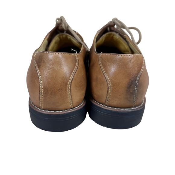 Sandro Moscoloni Oxfords Men’s 11W Brown Cap Toe Genuine Leather Preppy